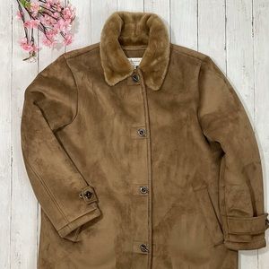 Liz Claiborne XL Brown Heavy Coat